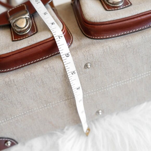 Dooney & Bourke Anniversary Signature Double Pocket Satchel Handbag - Picture 15 of 16